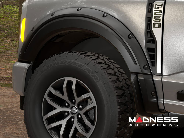 Ford F-250 Super Duty Fender Flare Kit - Super Cab/ 8ft Bed - Super Bolt - Air Design